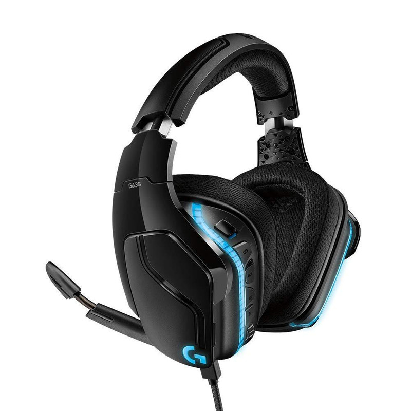 Logitech G635 7.1 LIGHTSYNC RGB Gaming Headset - Wired - سماعة